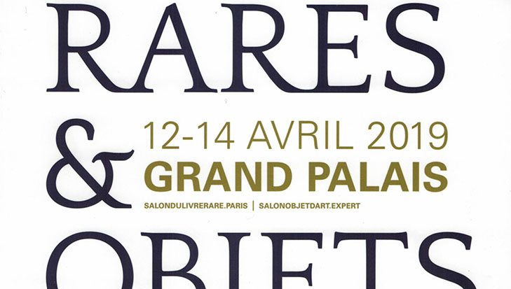 livres rares and objets d'art Paris Grand Palais Art Fair