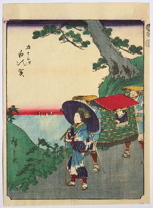 Utagawa HIROSHIGE Shirasuka