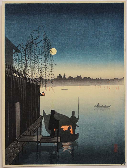 Kobayashi EIJIRO  Summer Evening on the Sumida River