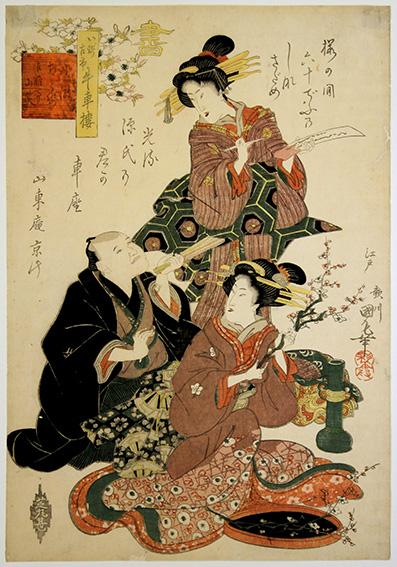 Original Japanese Woodblock Print, Ukiyo-e, Kitagawa UTAMARO