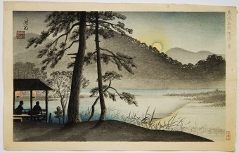 Nomura YOSHIMITSU (1870-1958) Hirosawa no tsuki (The Moon at the Hirosawa Lake)