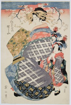 Kikugawa EIZAN (1787 – 1867) - The Courtesan Yoyoyama from the House Matsubaya
