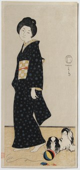 Friedrich CAPELARI Woman with Pekingese