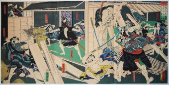 Utagawa YOSHITORA (1836-1882), Heros of the Suikoden