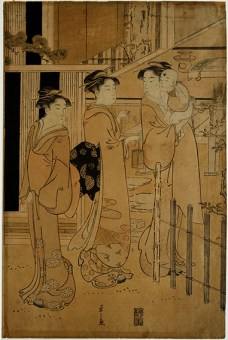 Japanese Woodblock Print, Early Ukiyo-e, Hosoda EISHI