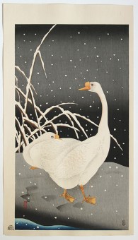 Komori SŌSEKI Geese in winter