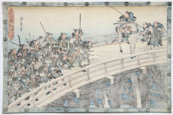 Utagawa HIROSHIGE Act XI, The Night Attack