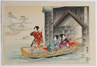 Utagawa KUNISADA III Nr. 27 from The Fifty-four Chapters of the Genji monogatari