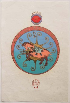 LIGUSTRO Print Zodiac Signs Aries