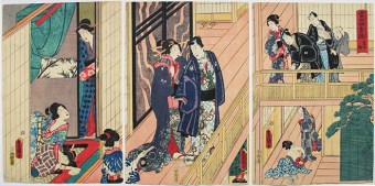 Utagawa KUNISADA (TOYOKUNI III) (1786-1865) Natsu no bu (Summer Section)