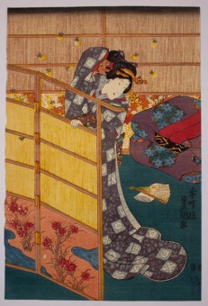 Utagawa KUNISADA Yami no hotaru