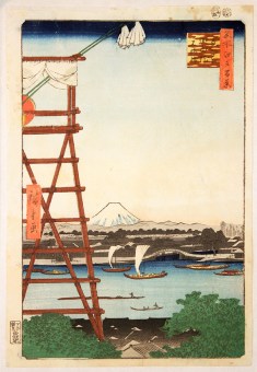 Utagawa HIROSHIGE Ryôgoku Ekôin Moto-Yanagibashi 