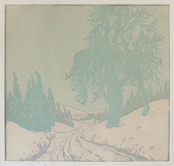 Carl THIEMANN Raureif (White Frost), Erzgebirge, 1913